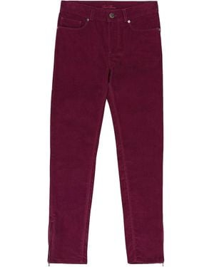 Loro Piana ストレート コーデュロイパンツ - レッド