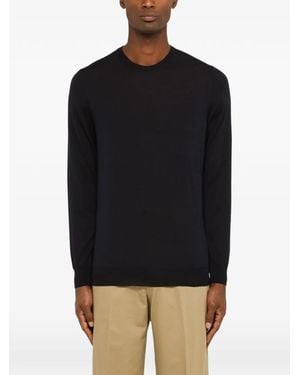 Drumohr Crew-Neck Sweater - Black