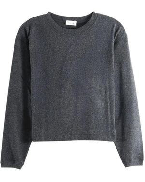 American Vintage T-Shirt Court Ypawood À Manches Longues - Gris