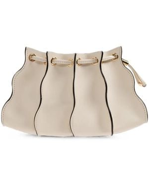 Ulla Johnson Small Adria Leather Crossbody Bag - Natural