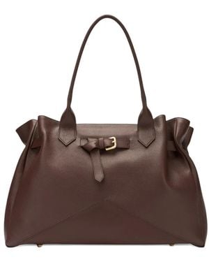 Ballantyne Kate 990 Geometric Tote Bag - Brown