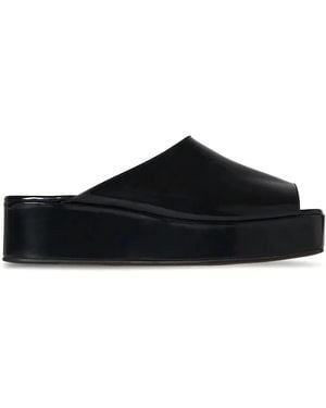 The Row Emi Flatform-Mules - Schwarz