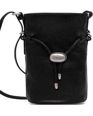 Trussardi Small Amuleto Bucket Bag - Black