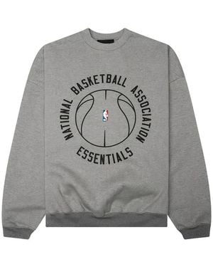 Fear Of God Nba X Barkley Hendricks Logo-Print Jumper - Grey