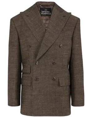 Vivienne Westwood Double-Breasted Blazer - Brown