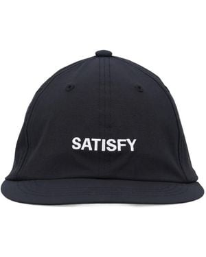 Satisfy Embroidered-Logo Running Cap - Blau