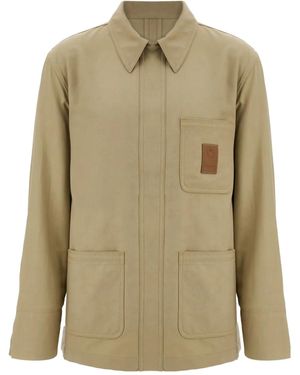 Ferragamo Washed Five Pocket Pants - Natural