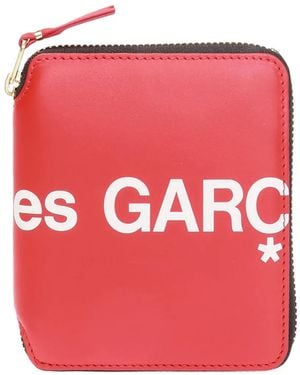 Comme des Garçons Huge Portemonnaie Mit Logo - Pink