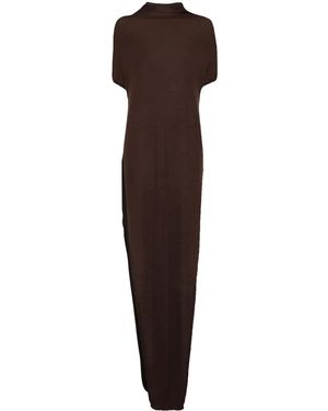Rick Owens ノースリーブ ドレス - ブラウン