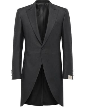 Corneliani Blazer Academy À Revers Pointus - Black