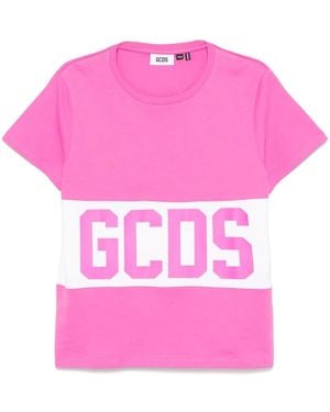 Gcds Band Logo T-Shirt - Pink