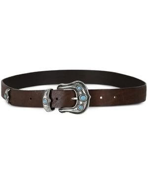 Fortela Riem Verfraaid Met Turkoois - Wit