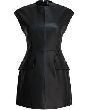 Max Mara Panelled Mini Dress - Black