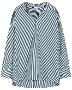 Max Mara Cristel Striped Cotton Shirt - Blue