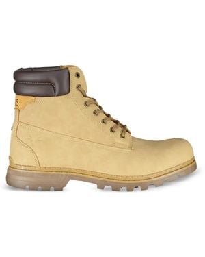 Carrera Lace-Up Hiking Boots - Natural