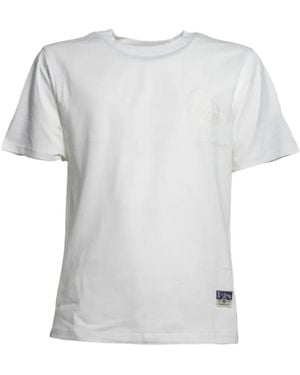 Evisu Seagull-Embroidered T-Shirt - White
