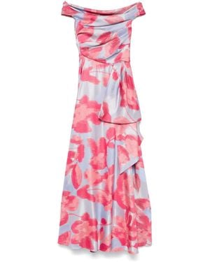 Talbot Runhof Cordero4 Maxi Dress - Pink