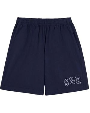 Sporty & Rich Los Angeles Shorts - Blue