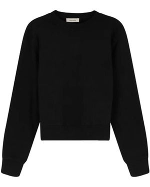 Entire studios Sweater Met Ronde Hals En Lange Mouwen - Zwart