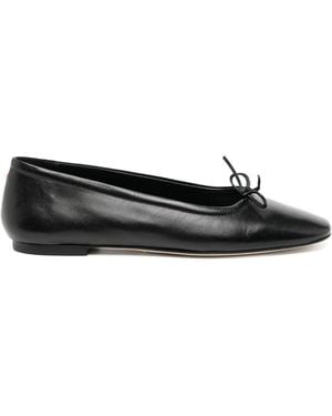 Aeyde Delfina Ballet Flats - Black