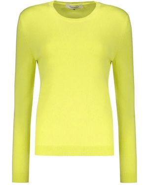 Valentino Garavani Crew-Neck Sweater - Yellow