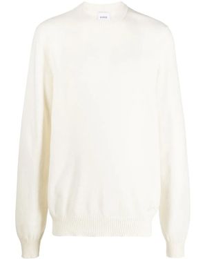 Barrie B Label Cashmere Jumper - White