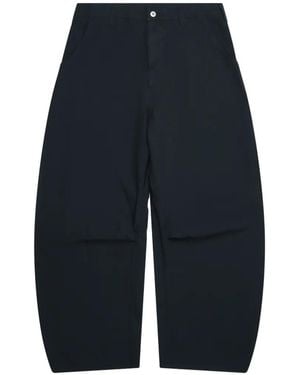 Comme des Garçons Garment-Treated Serge Trousers - Blue
