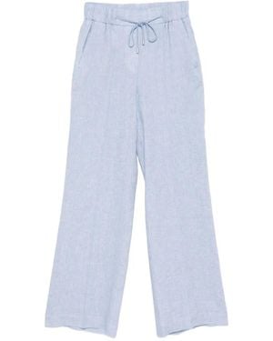 Peserico Drawstring Trousers - Blue