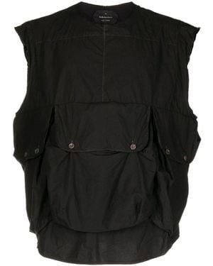 Nicolas Andreas Taralis Cargo-Pockets Vest - Black