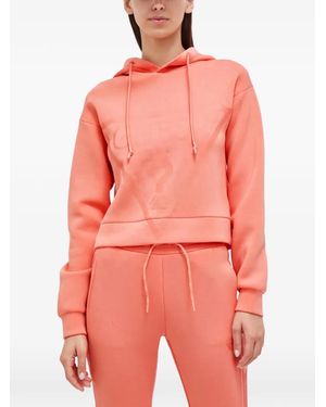 Guess Logo-Print Hoodie - Red