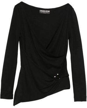 La Petite Robe Di Chiara Boni Asymmetric Blouse - Black