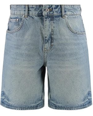 Represent R10 Denim Shorts - Blue