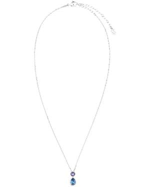 Swarovski Collar De Cadena Chroma Con Colgante De Cristal - Blanco