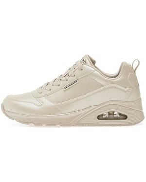 Skechers Uno Pearlescent Trainers - White