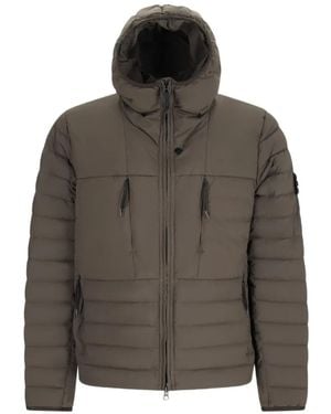 Stone Island 4100107 Seamless Tunnel Nylon Down-Tc Jacket - Brown