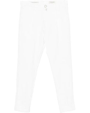Jacob Cohen Henry Pressed-Crease Trousers - White
