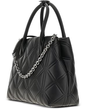 Emporio Armani Sac Cabas À Détail De Chaine - Black