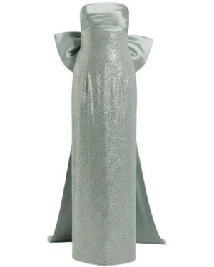 Mac Duggal Robe-Bustier À Détail De Nœud - Green