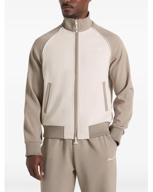 Manière De Voir Signature Piped Track Jacket - Natural