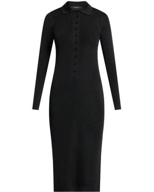 Tom Ford Striped Knit Dress - Black