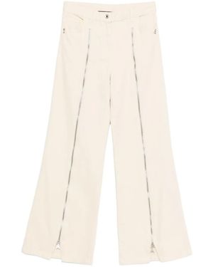Patrizia Pepe Wide-Leg Jeans - Natural