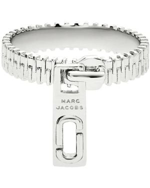 Marc Jacobs Anillo The J Marc Zipper - Blanco