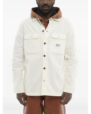 DIESEL Double-Pocket Overshirt - White
