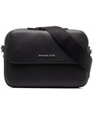 Michael Kors Schultertasche Mit Logo-Schild - Schwarz