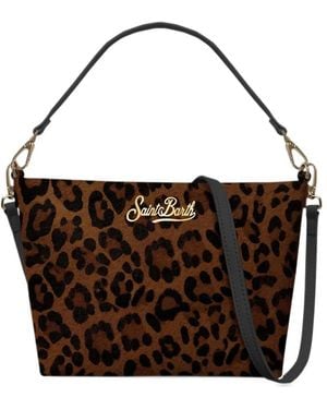 MC2 Saint Barth Aline Leopard-Print Tote Bag - Brown