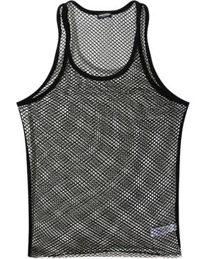 DSquared² Mesh Tank Top - グレー
