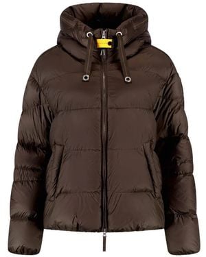 Parajumpers Tilly Quilted Hooded Jacket - Brown
