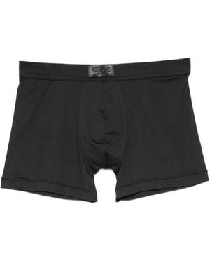 Moschino Logo-Patch Boxers - Black