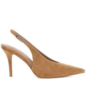 Guess Slingback Heel Court Shoes - White