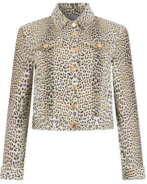Roberto Cavalli Pop Jaguar Jacket - White